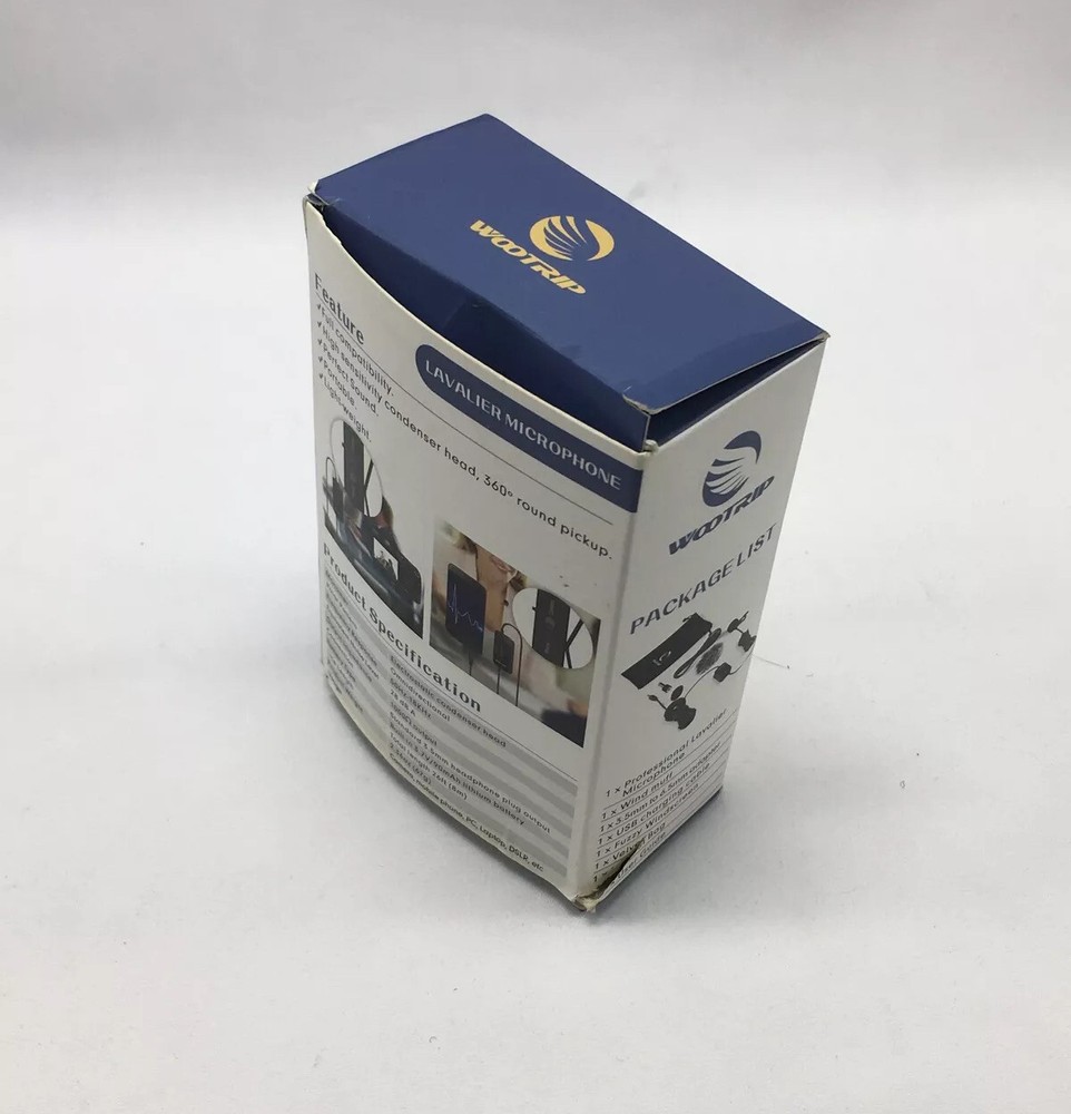 Lavalier Microphone 26ft Lapel With USB. Improve Your Exposure