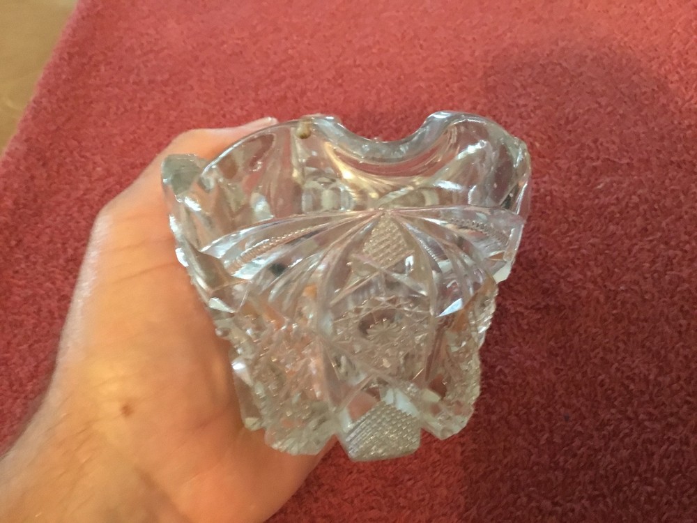 Clear Glass Heavy Cream Pitcher