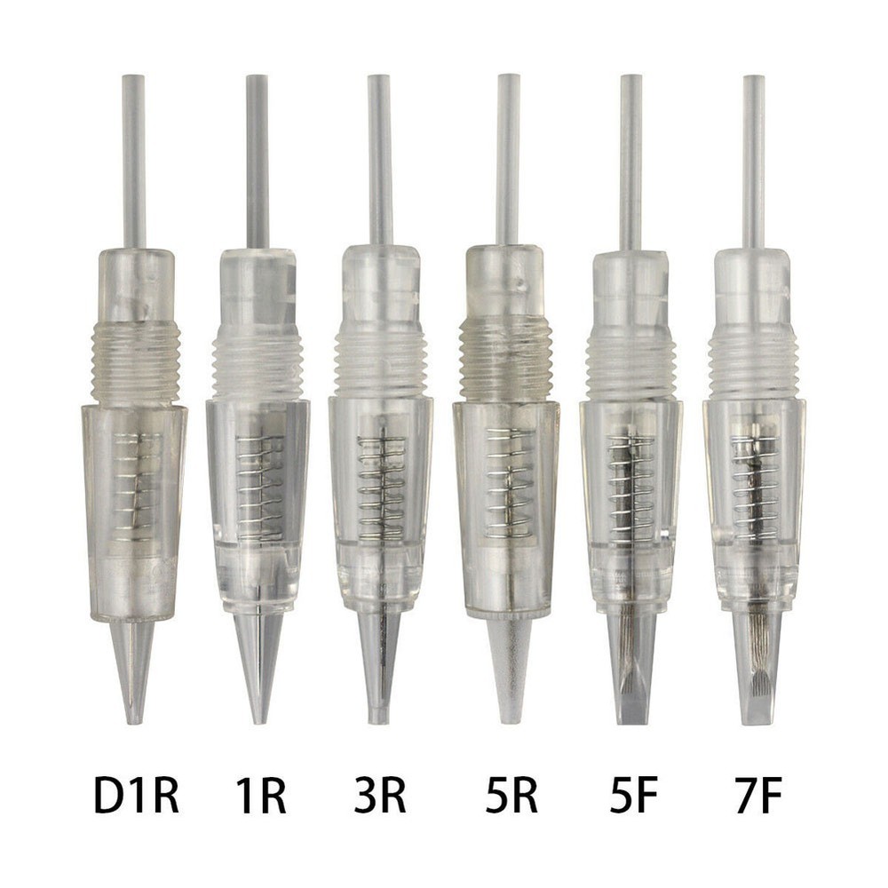 50x Multiple Size Replace Cartridges For Permanent Makeup Eyebrow Tattoo Device