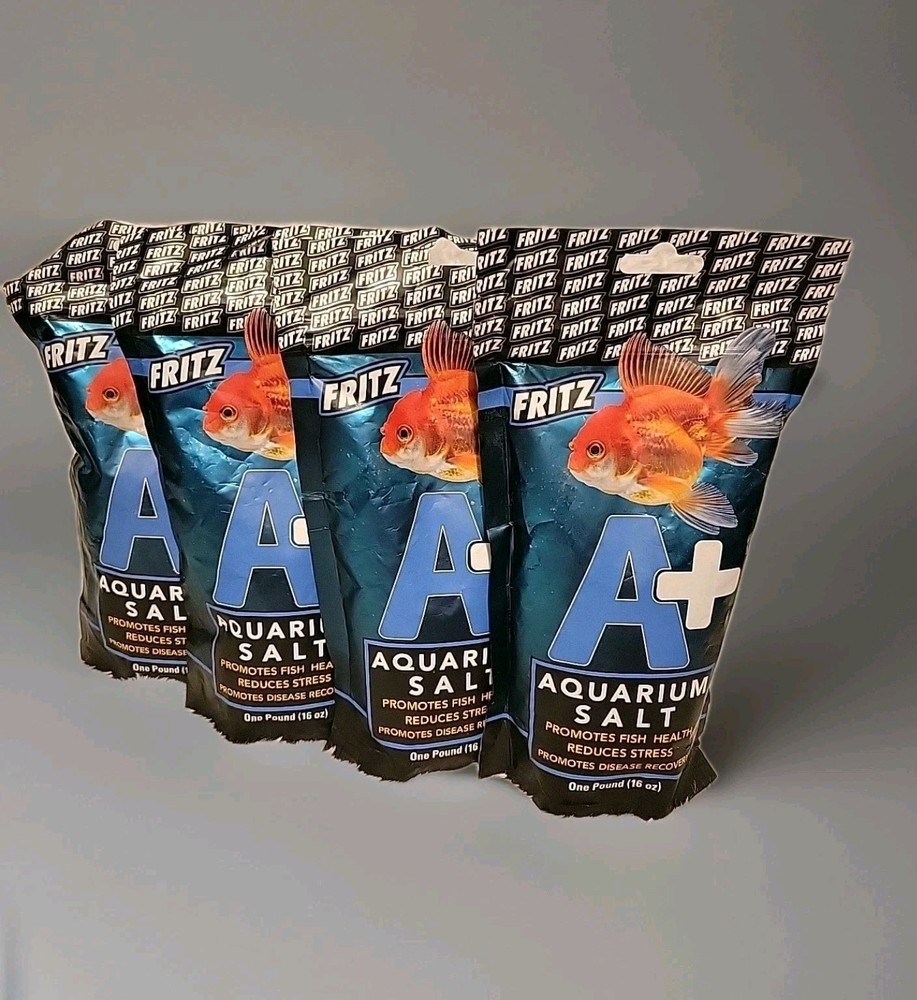 Fritz Aquarium Salt 4 Pack 16oz Each. Free Ship!