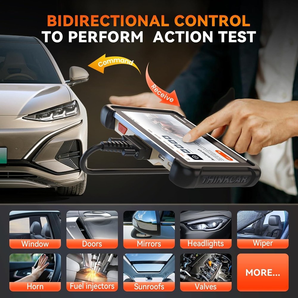 ThinkScan 672 Full Diagnostic Tool Bidirectional Scanner CAN FD IMMO TPMS Reset