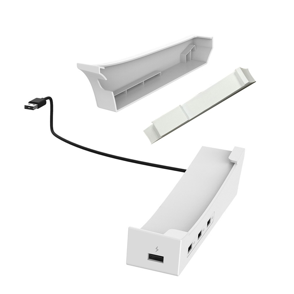 Holder Bracket With 4 Port USB Hub Durable Replacement For PS5 Slim Console
