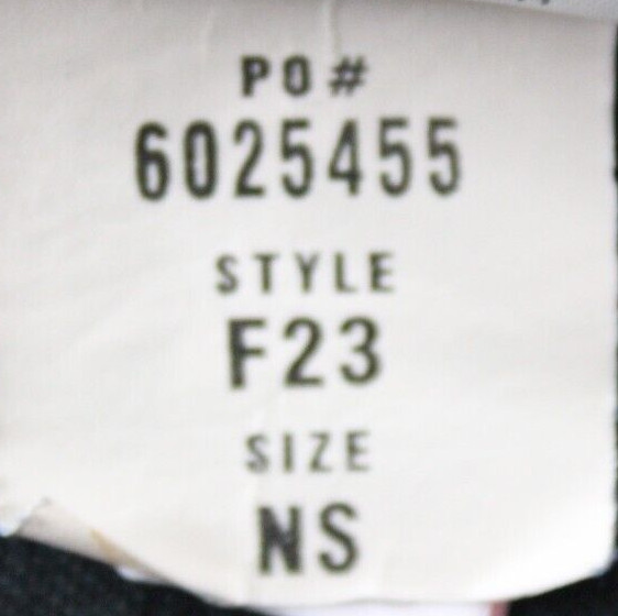 FAME Size NS Unisex Apron Front Pockets Black