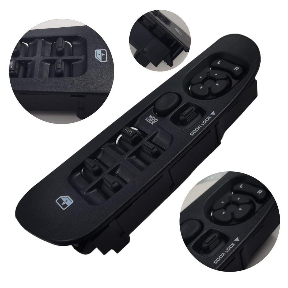 Master Window Switch Control+Black Panel for Dodge Ram/Dakota/Durango 2002-2009