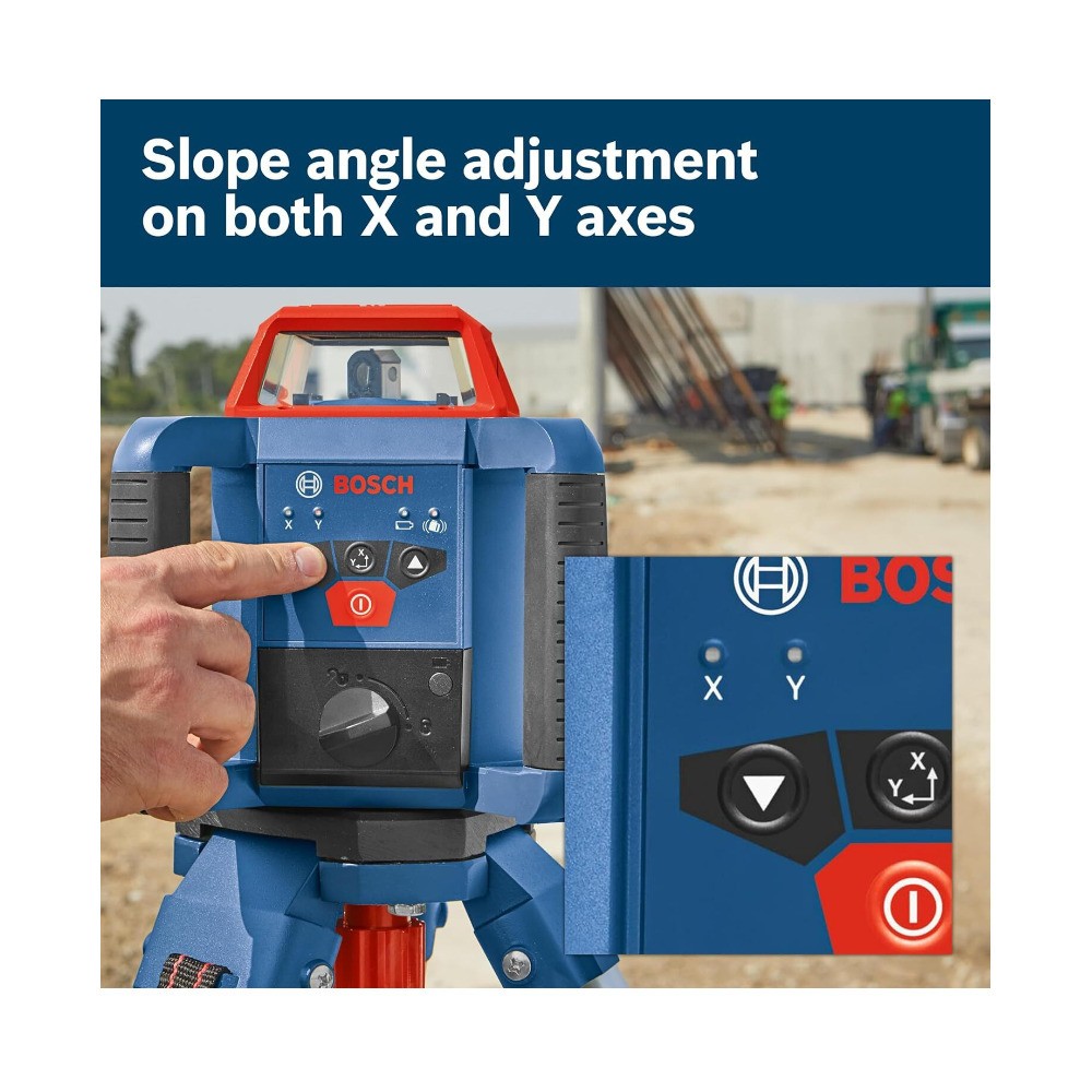Bosch Revolve2000 GRL2000-40HK-RT Self-Leveling Horizontal Rotary Laser Kit