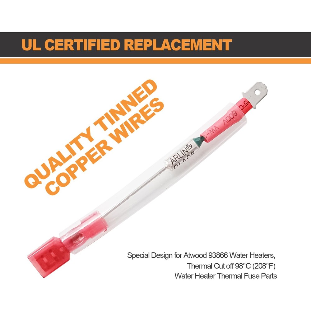 RV Water Heater Thermal Cut Off Kit 93866 Atwood Fuse