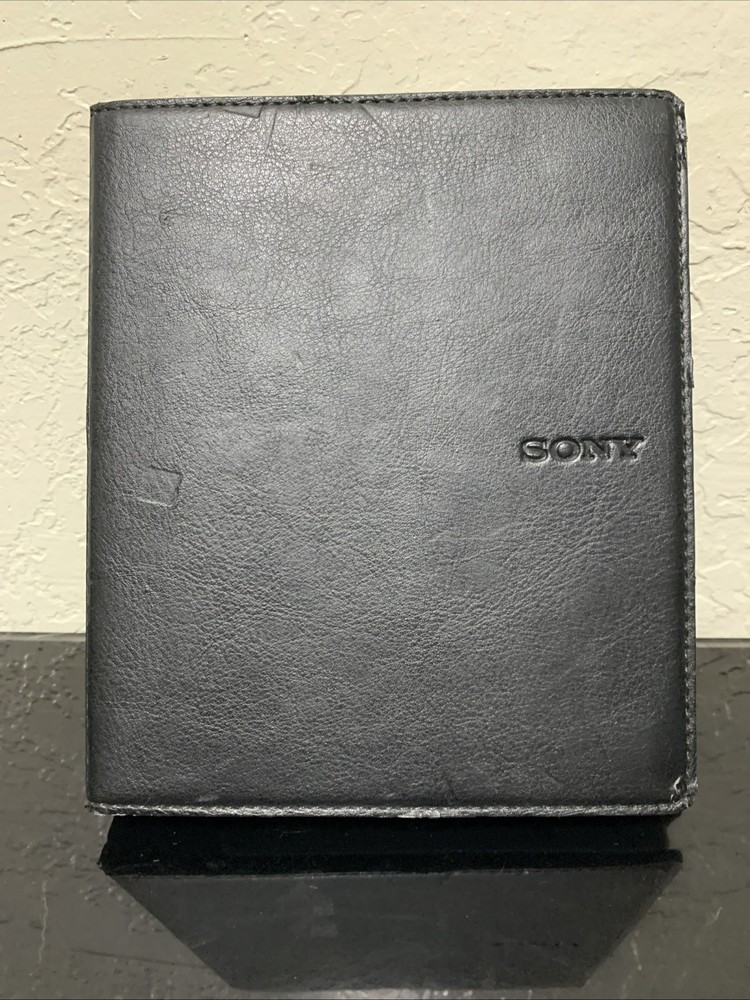 Sony PRS-300 eReaders Silver w/ Case No Charger