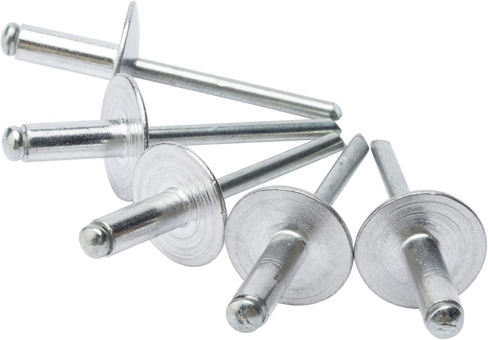 50pcs Large Flange Aluminum Blind Rivets, Pop Rivets