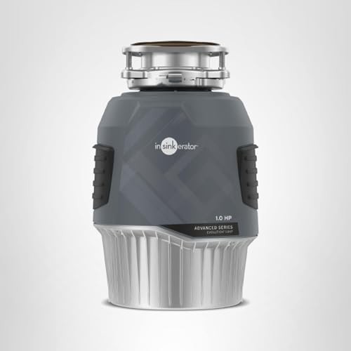 InSinkErator EVOLUTION 1HP Advanced Series Continuous Feed Garbage Disposal Gray