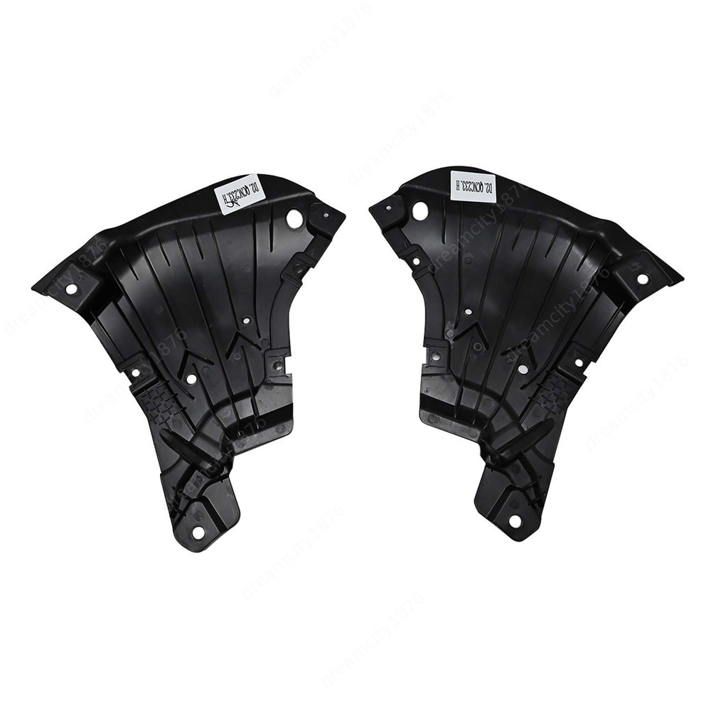 2x Front Engine Splash Shields For 2017-2019 Mercedes E-Class