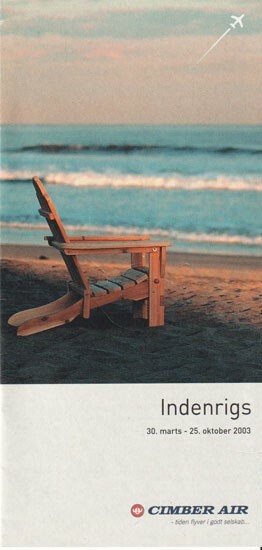 Cimber Air timetable 2003/03/30