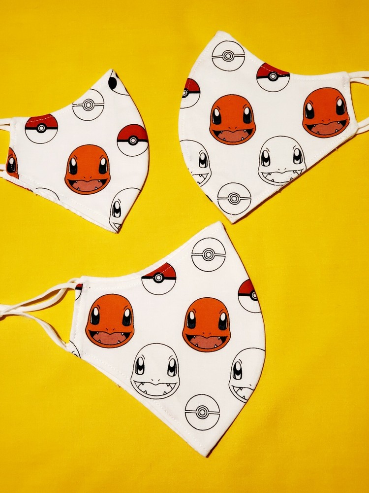 Kids Charmander Adjustable Face Mask