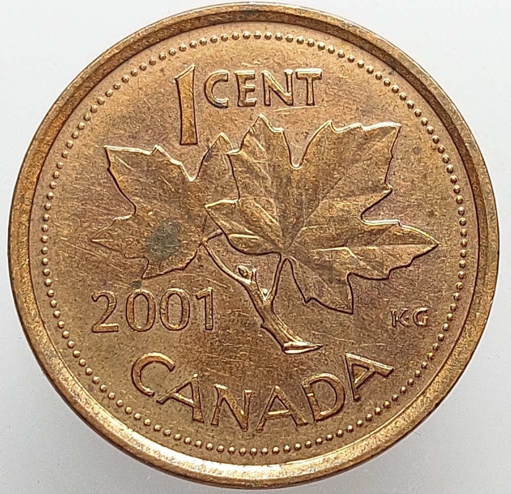 Canada 1 Cent 2001 Coin Elizabeth II G46