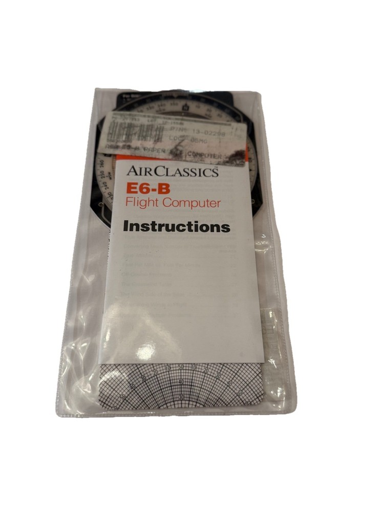 VTG ASA Air Classics E6-B Flight Computer With Instruction