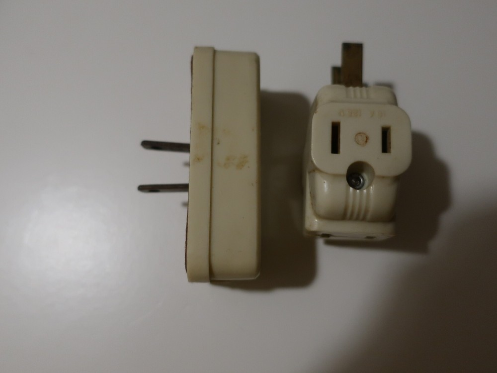 2 Vintage Multi-Plug Adapters