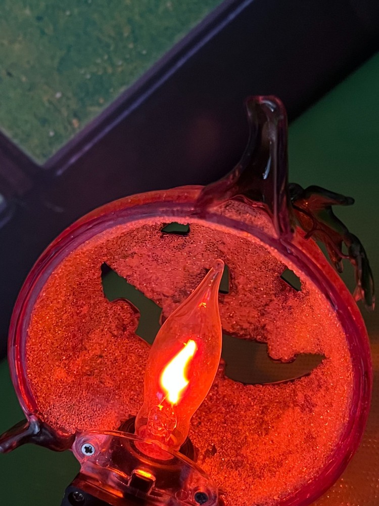 Halloween Jack O Lantern Pumpkin plug in night light