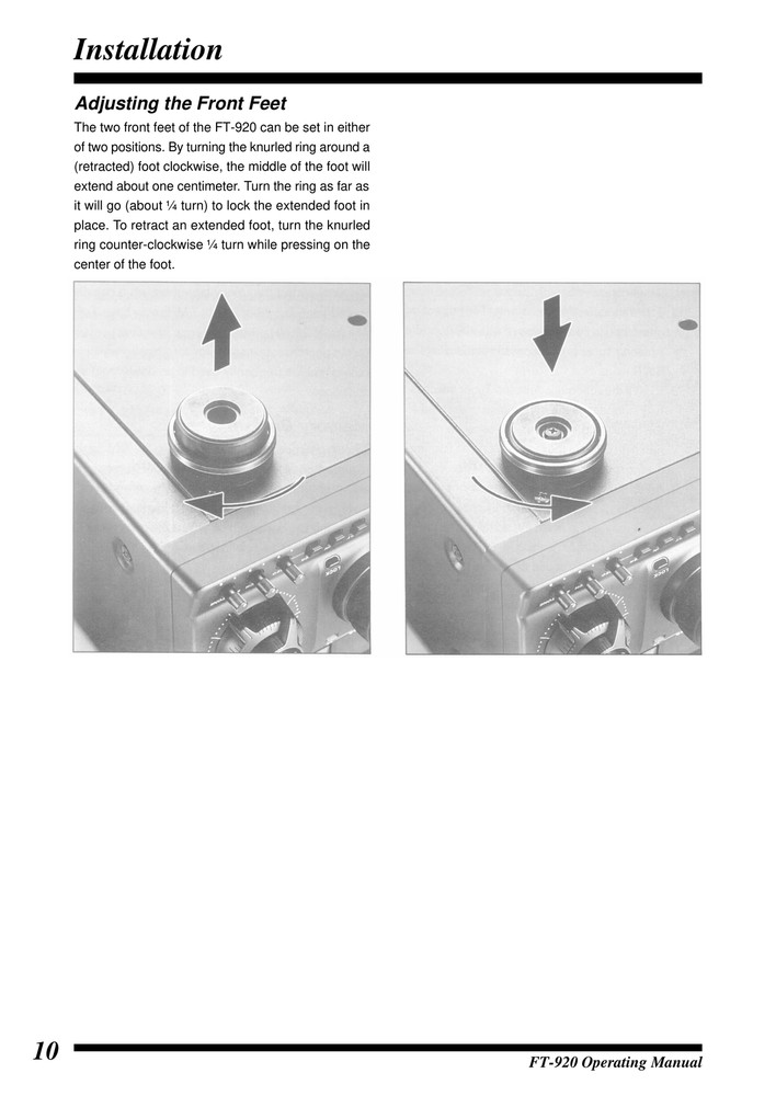 Yaesu FT-920 — OPERATING MANUAL Guide Documentation — 98 Pg — Half Size 5.5x8.5