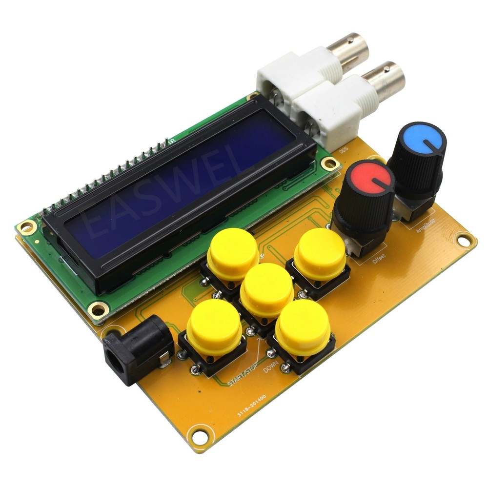 DDS Function Signal Generator Sine Square Triangle Sawtooth Wave Low Frequency