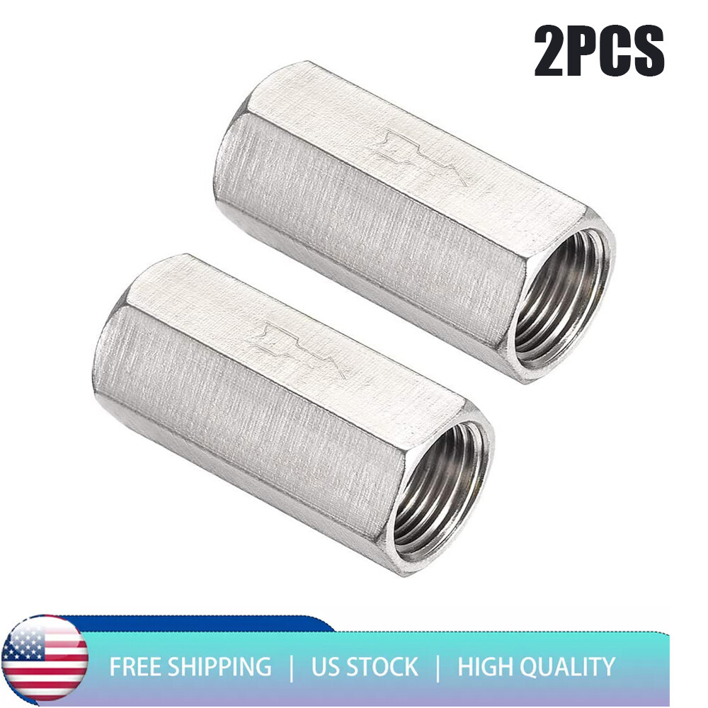2Pcs One Way Air Check Valve 3/8 NPT  Threaded Full Port Check Valve US