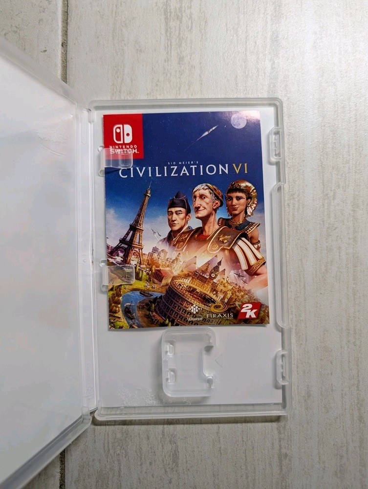NO GAME Sid Meier's Civilization VI Nintendo Switch Case