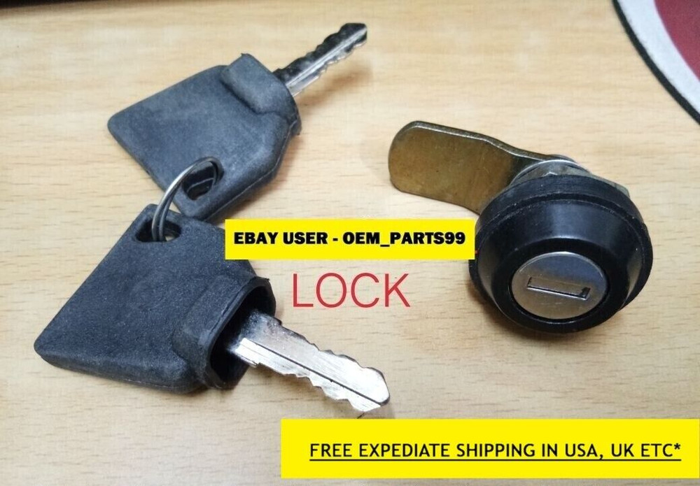 Jcb Lock Barrel Assyembly For Front Grill With 2 Keys (Part 333/C3143 701/45501)