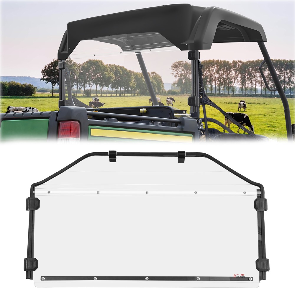 2xGator windows For 2004-2024 John Deere Gator HPX Front &Rear Window Windshield