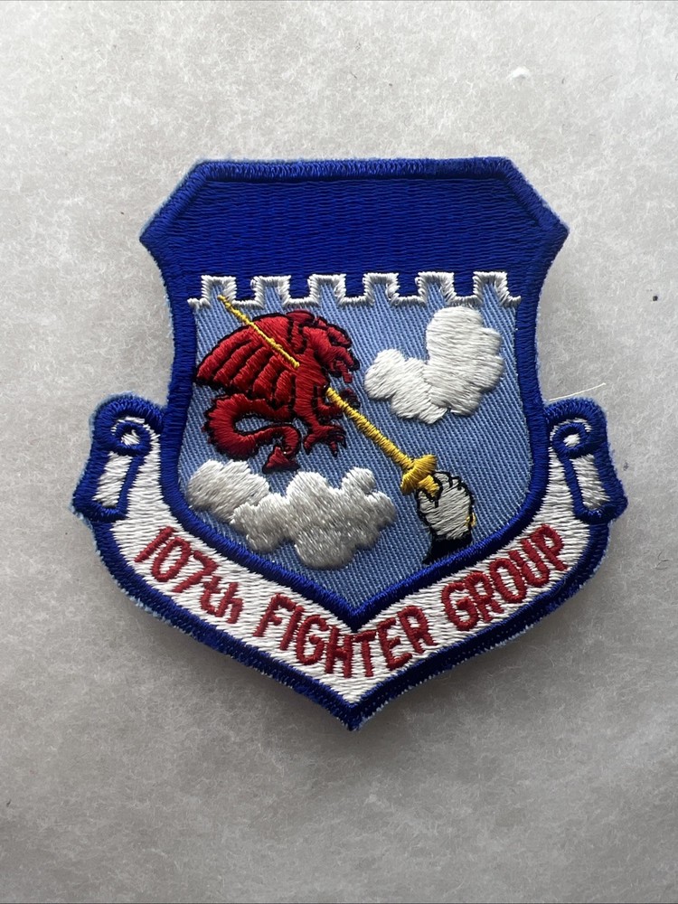 US Air Force 107th Fighter Group Patch (KB