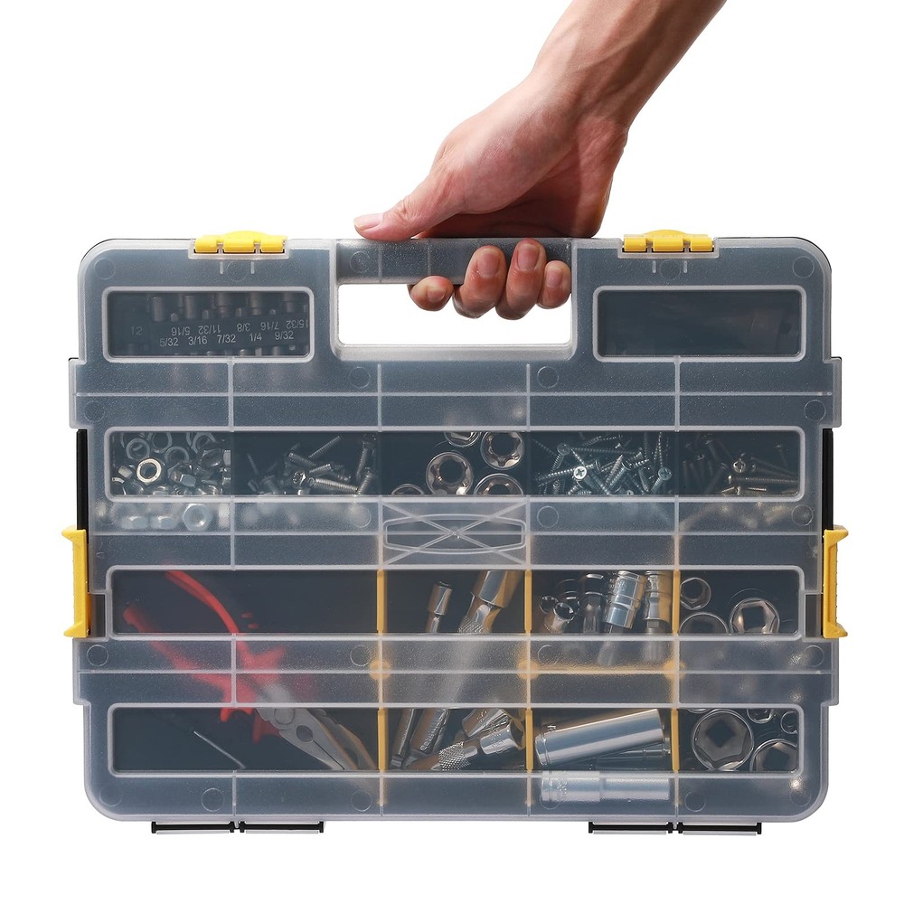 Mayouko Stackable Toolbox Organizers (2-Pack) - Hardware, Screws & Small Parts