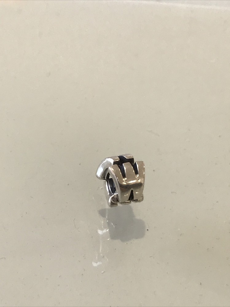 Chamilia Sterling Silver Charm Bead Initial W