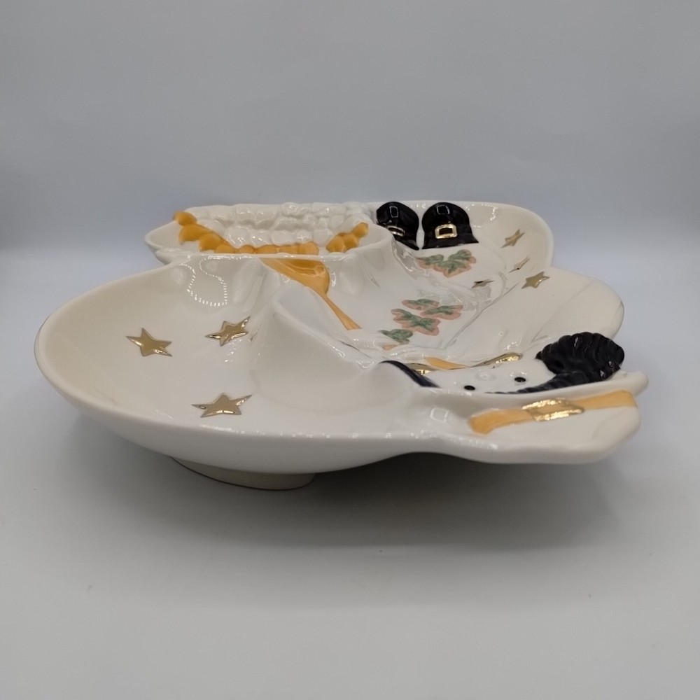 Lenox Occasions Halloween Divided Server Witch Cauldron Stars