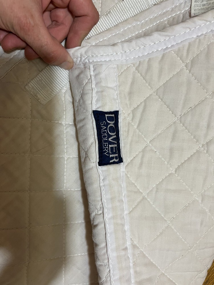 Dover All Purpose White, Thin, Saddle Pad