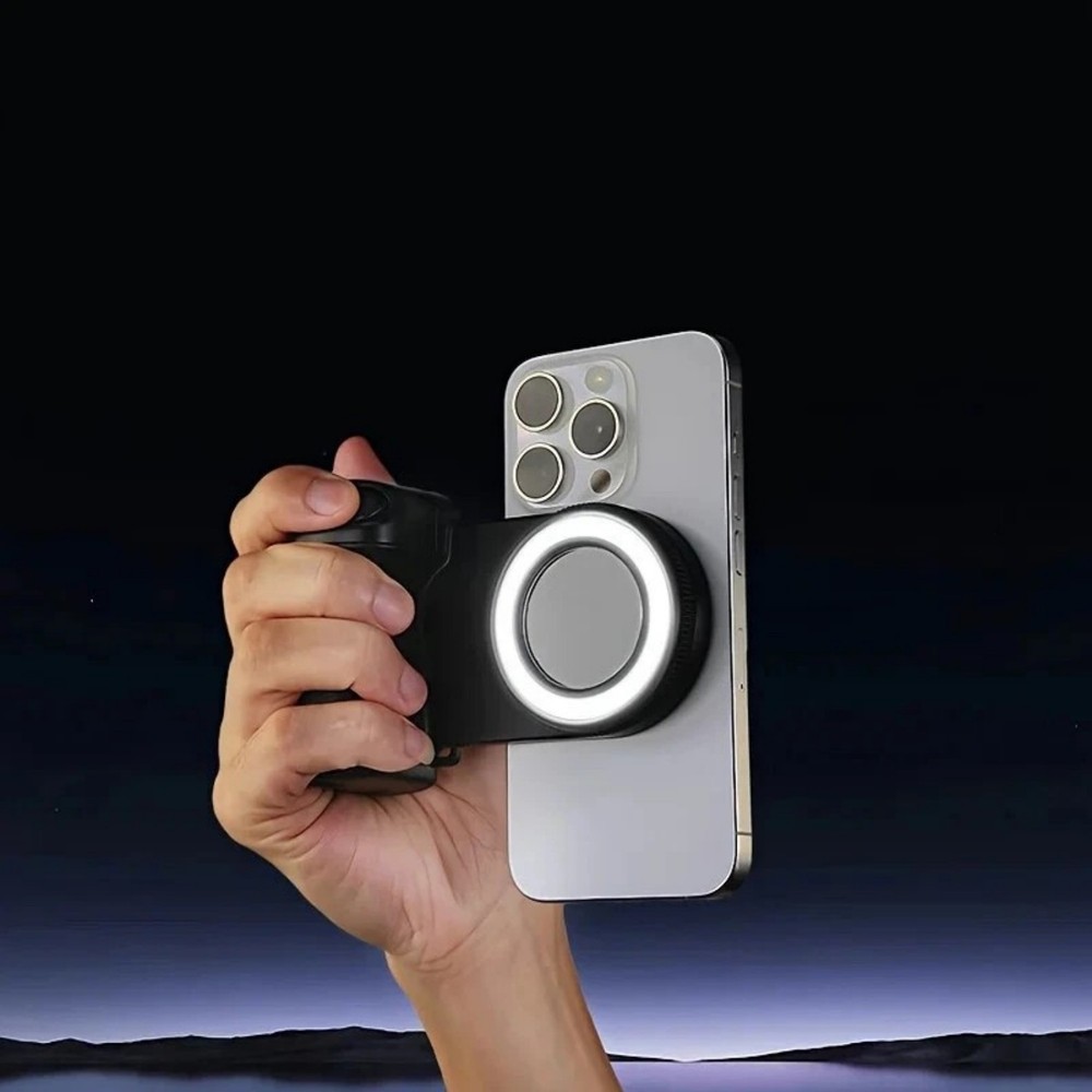 Smartphone Camera Shutter Grip Bluetooth Selfie Handle Photo Stabilizer Remote N