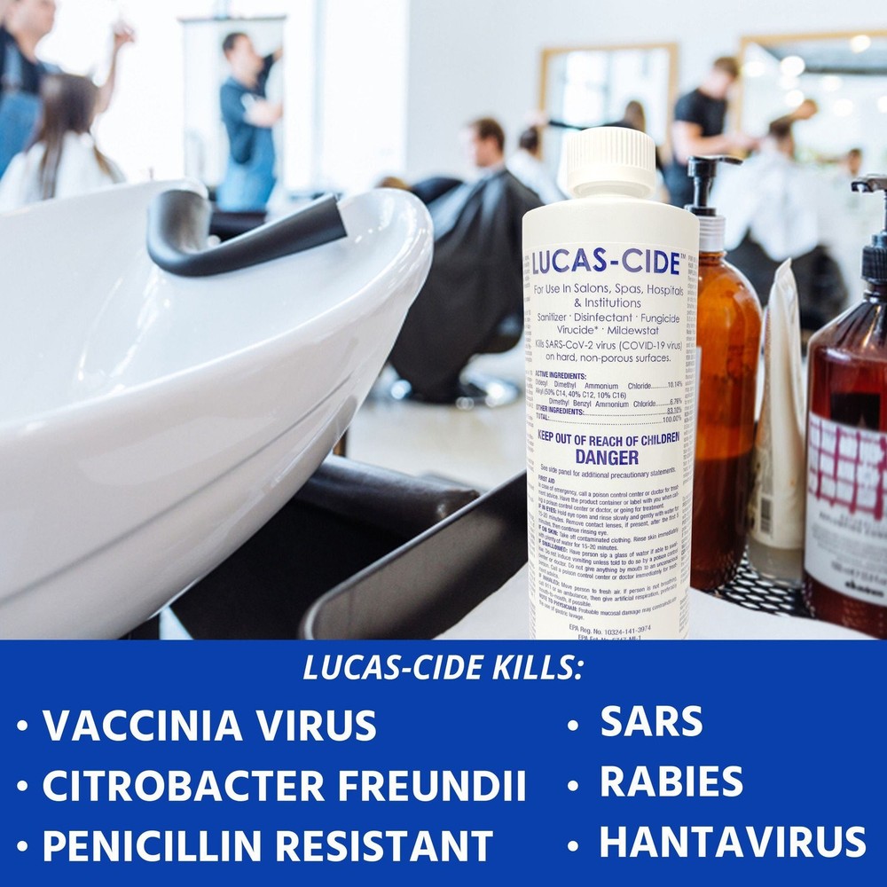 LUCAS-CIDE Disinfectant Multipurpose Surface Sanitizer,...