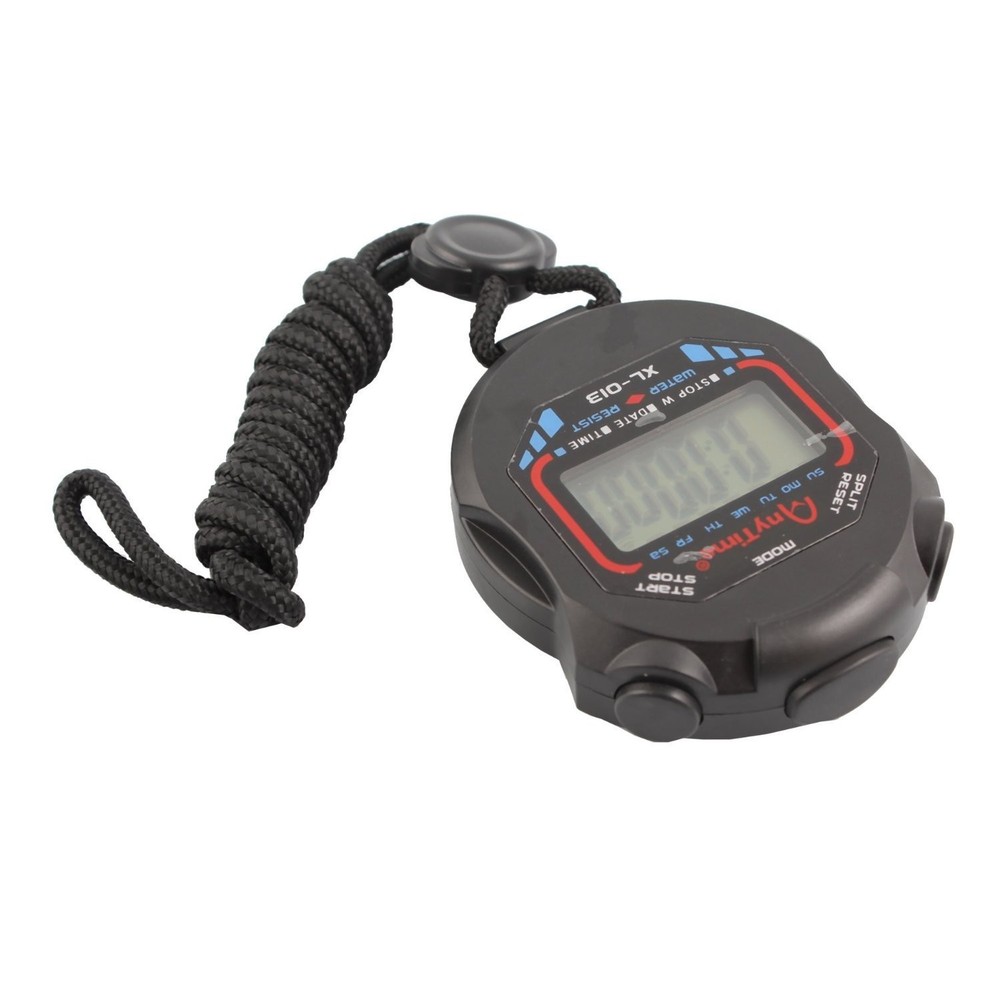 Onwon Waterproof Multi-Function Electronic Sports Stopwatch Timer Water Black