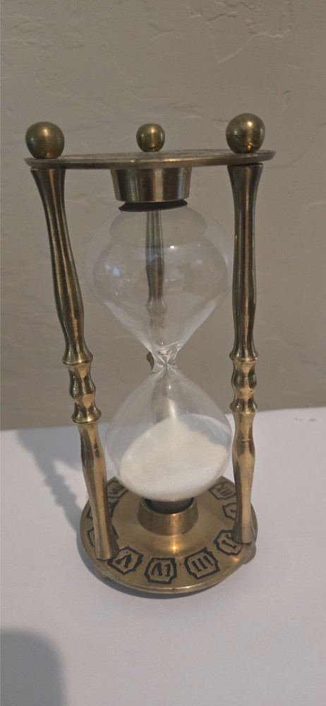 Vintage Hourglass sand timer - 15 min