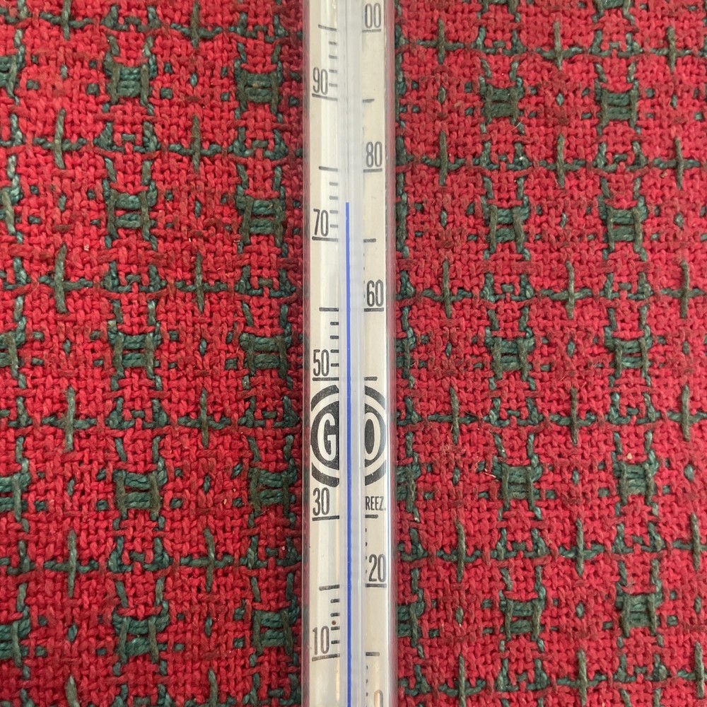 Vintage Advertising Thermometer Powers Regulator Co. Working