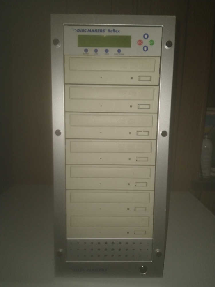 Disc Makers Reflex 7 Bay NEC Duplicator Reflex Duplicator Tower CD/DVD-R