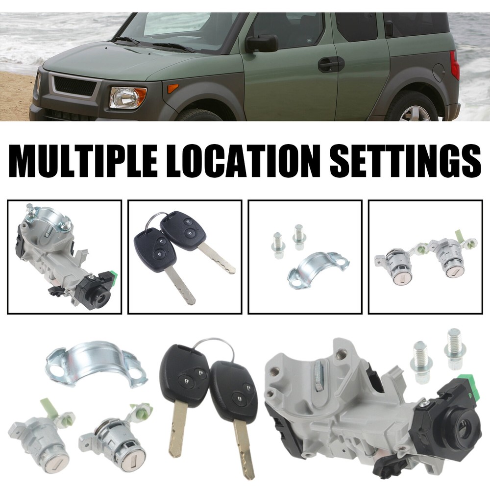 1 Set Engine Start Switch & Door Lock Cylinder Replace Fit for Honda Element