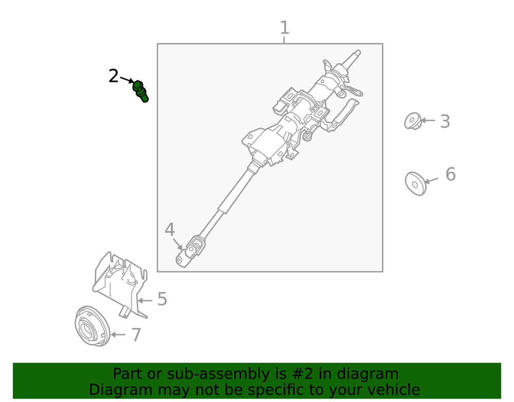 Genuine Ford Steering Column Bolt W709942-S424