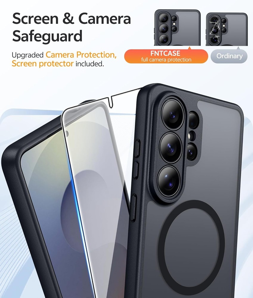 Matte Translucent Case for Samsung Galaxy S26 Ultra - Complete Camera Coverage -
