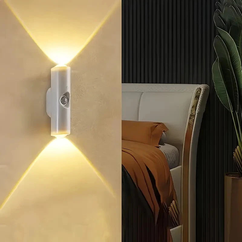 2x Rechargeable Smart LED Motion Sensor Ambient Light, Motion Sensor Night Light