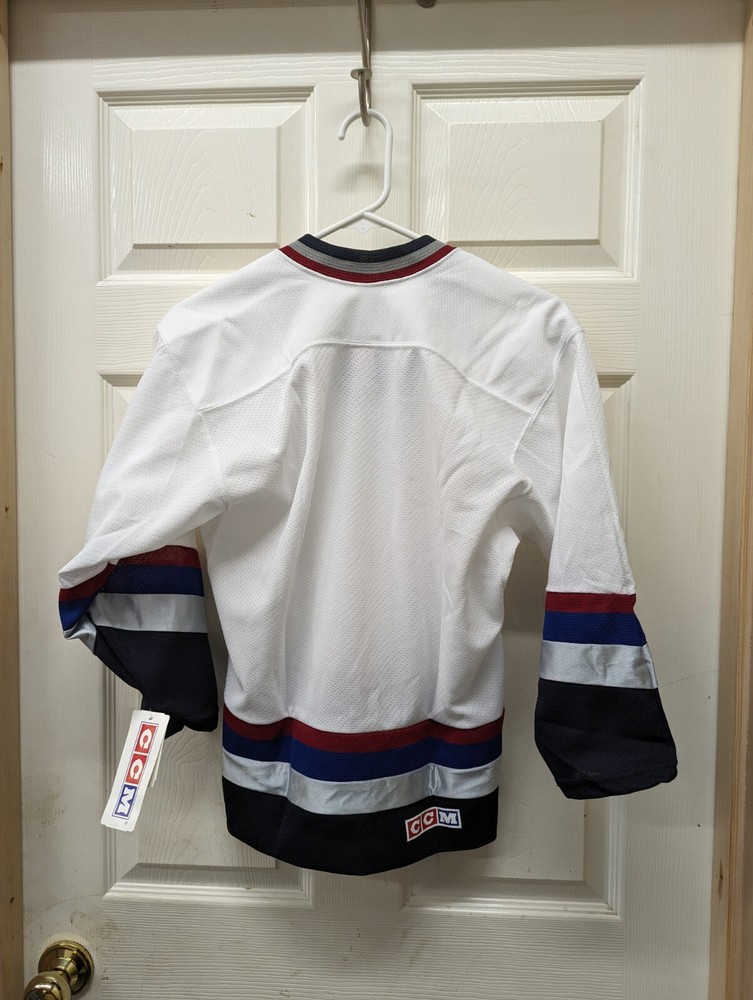 CCM Uncreasted Youth Small White