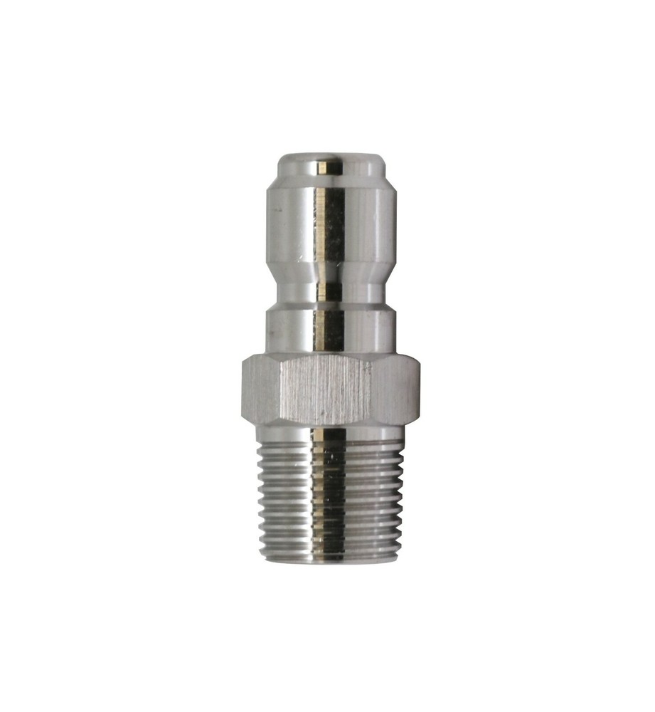 Pressure Washer Male QC Plug 1/2 NPT (Thread Diameter Measures .840 On Ruler)