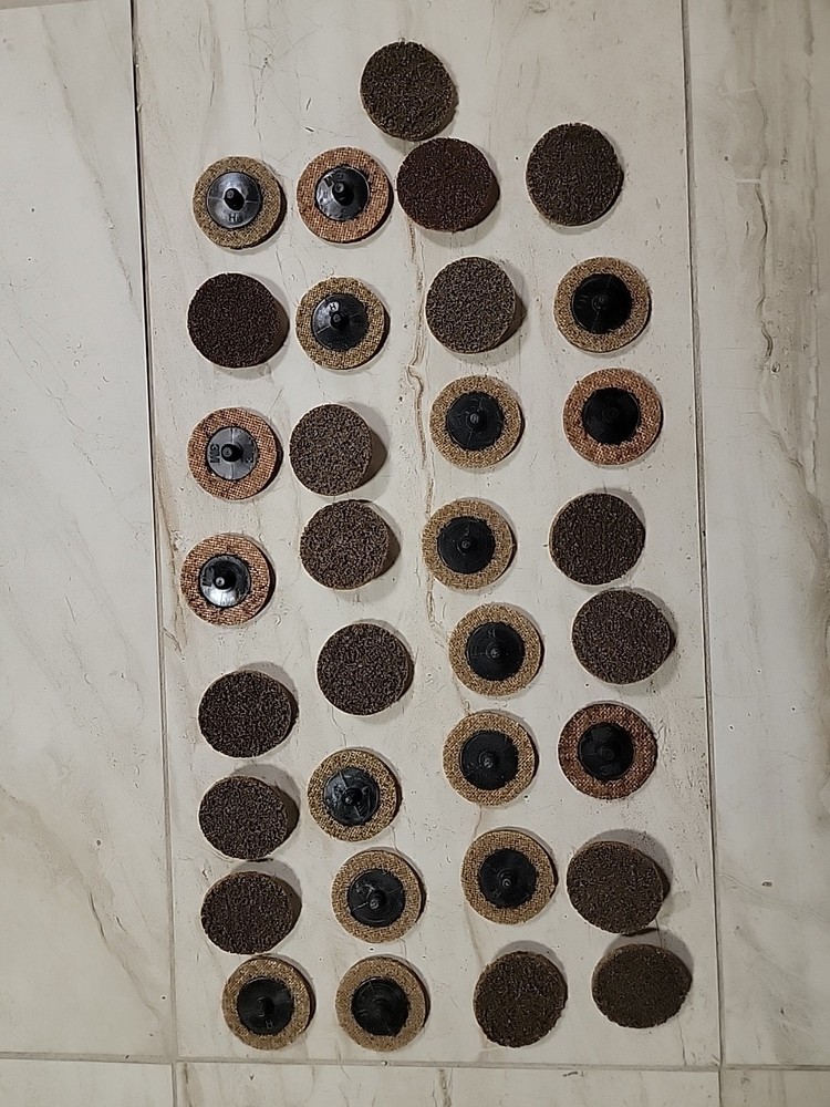 QUICK CHANGE 3” SNAP ON DISCS 33 PIECES COARSE