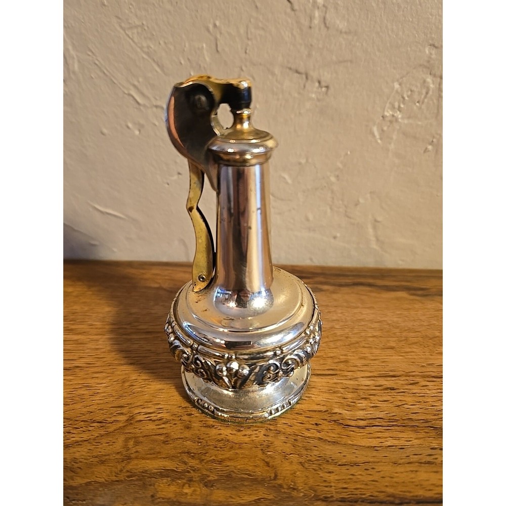 Vintage Ronson Decanter Table Lighter Ornate