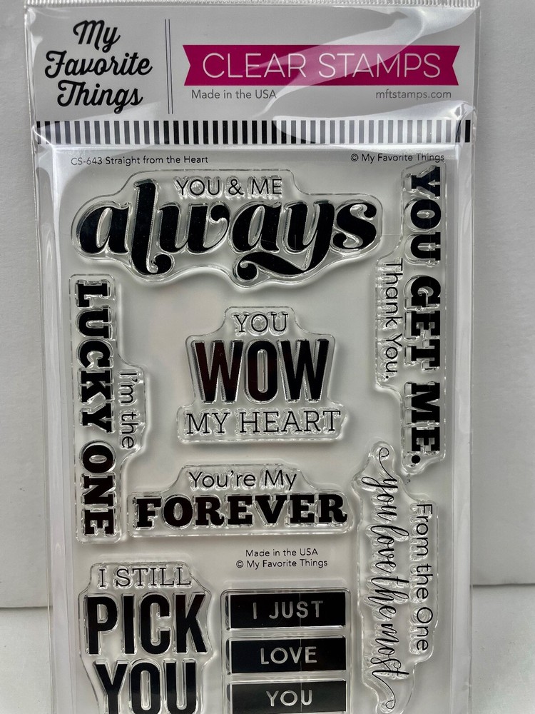 My Favorite Things Clear Stamps