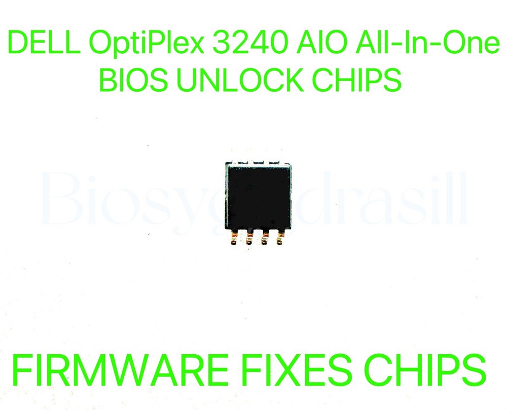 DELL OptiPlex 3240 AIO All-In-One, ADMIN NO PASSWORD FIRMWARE FIXES BIOS CHIP