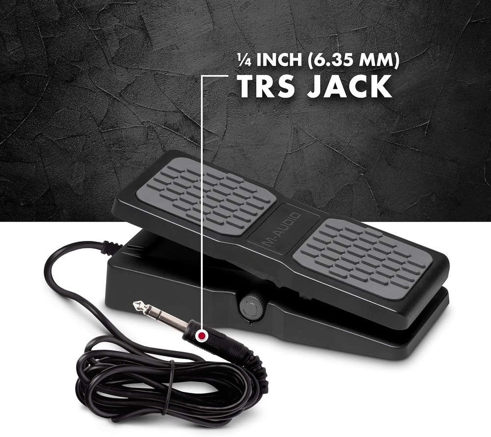 Lightweight EX-P Expression Pedal for Keyboards & Guitar Effects - Versatile Use