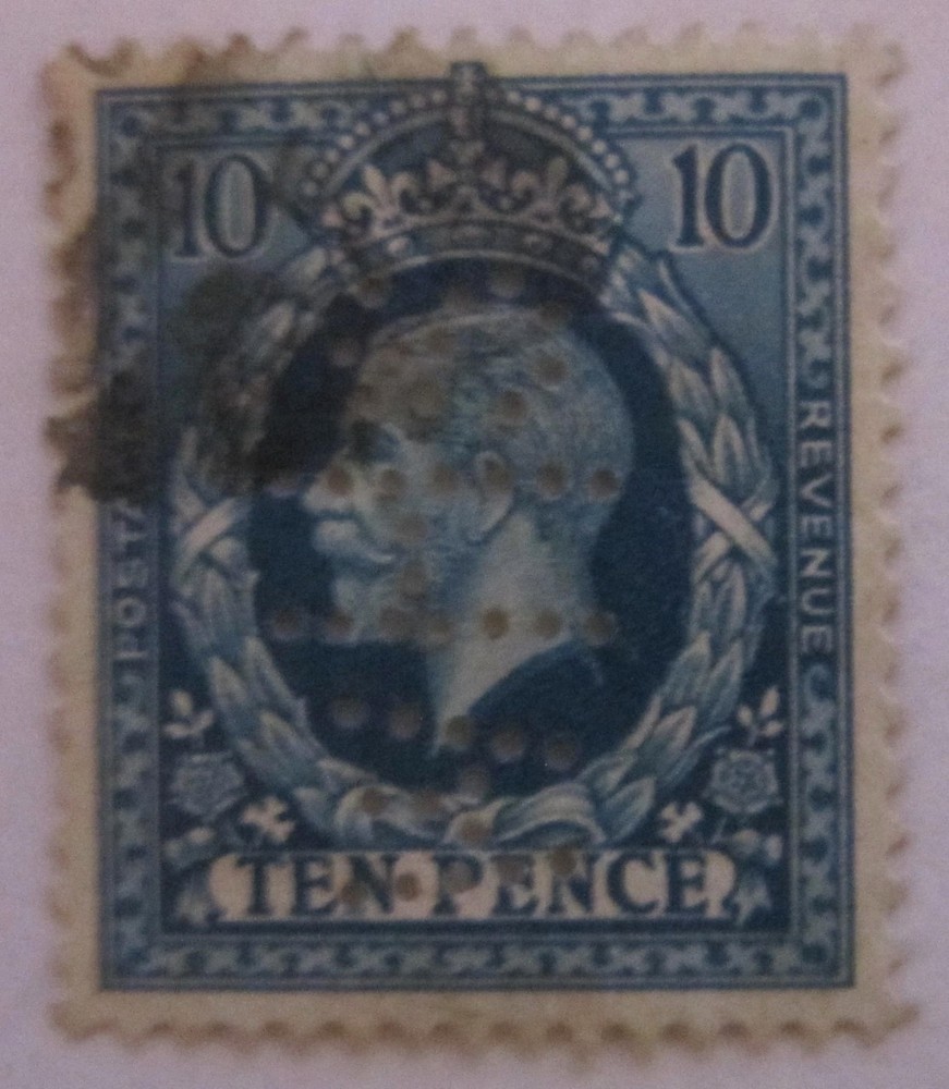 King George V 10d Blue