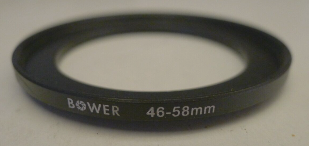 Bower 46-58mm Step-Up Adapter Ring Black - Gently Used